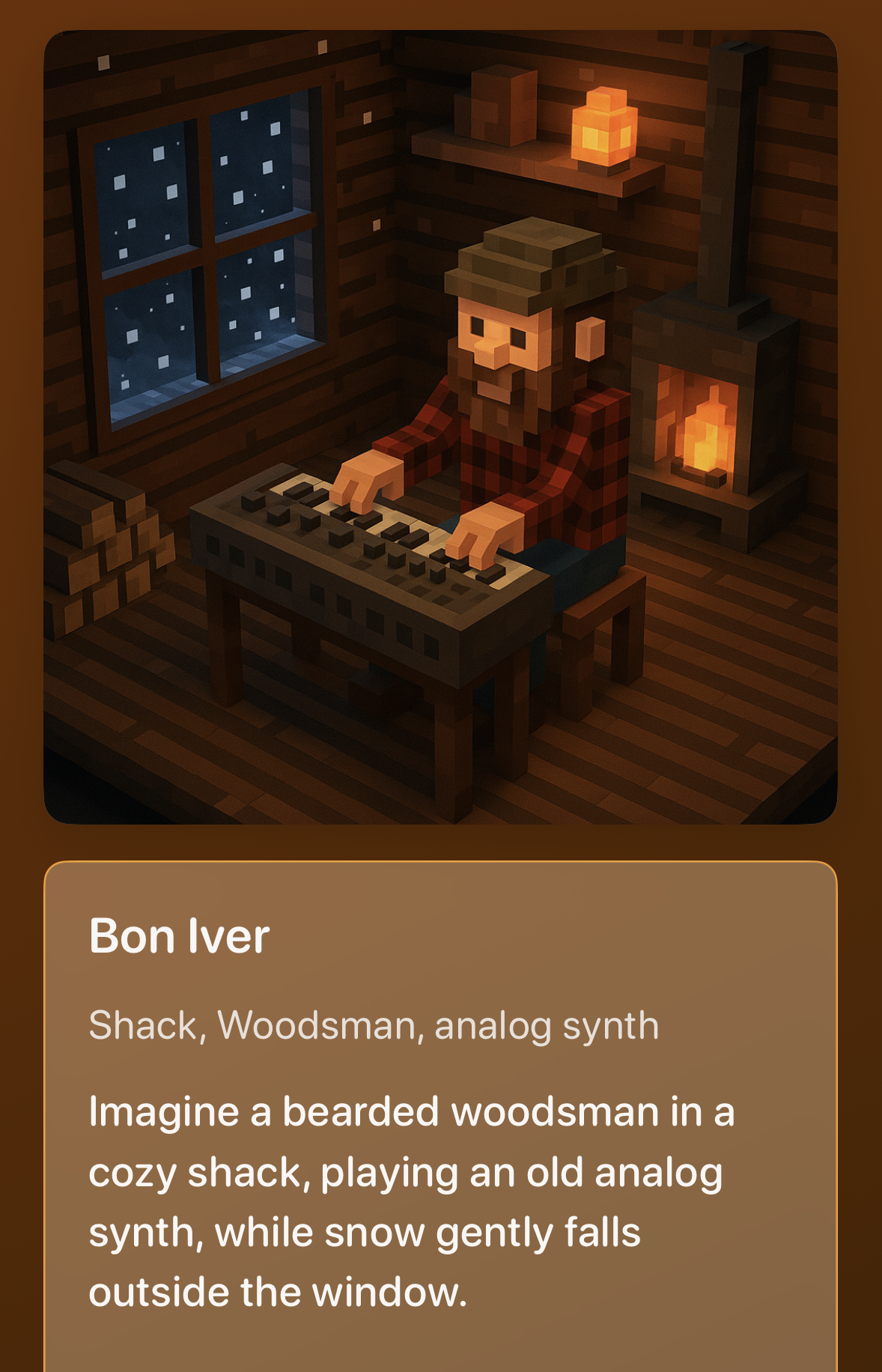 Scene Card – 8Bit style